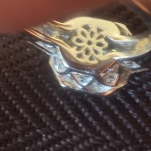 Gorgeous Sterling Silver .925 stamped TACORI CZ ring size 6 - Picture 6 of 11